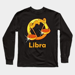 Libra zodiac sign Long Sleeve T-Shirt